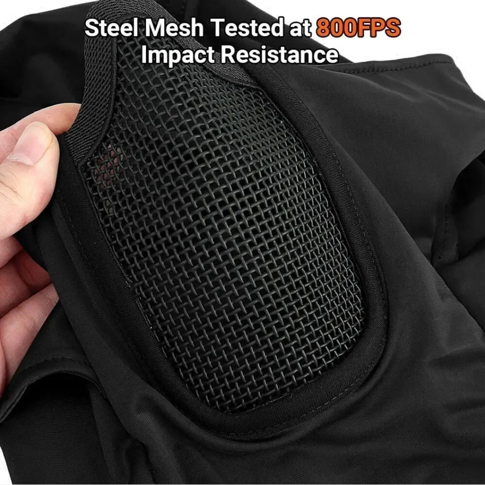 Balaclava Airsoft Mesh Mask Full Face Protection Hood for Cs War Game Hunting US